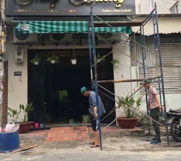 Làm biển hiệu hotel Thùy Dương