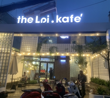 Làm biển hiệu the Lpi.kafé
