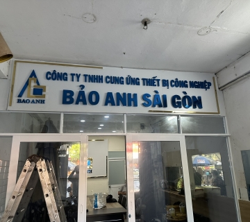 Làm biển hiệu công ty Bảo Anh Sài Gòn