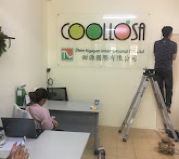 Làm biển hiệu công ty Coollosa