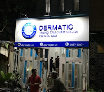 Làm biển hiệu chăm sóc da chuyên sâu DERMATIC