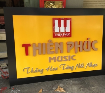 Làm biển hiệu Thiên Phúc Music