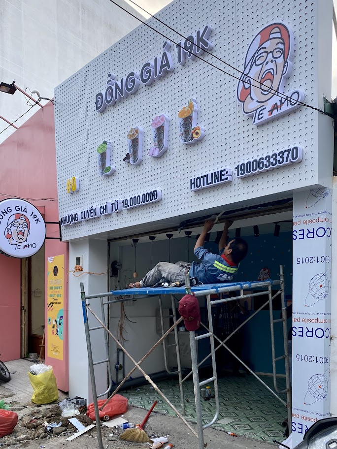Bảng Hiệu Trà Sữa