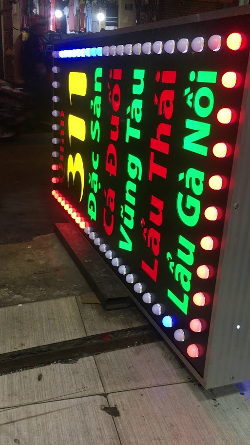 hộp led 2 mặt