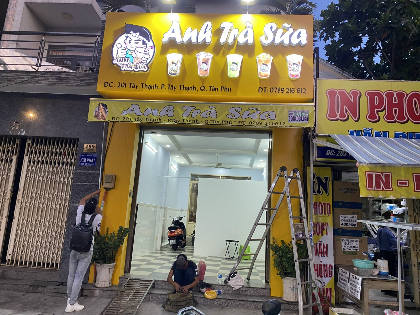 Bảng Hiệu Trà Sữa