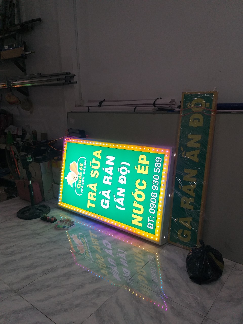 hộp led 2 mặt